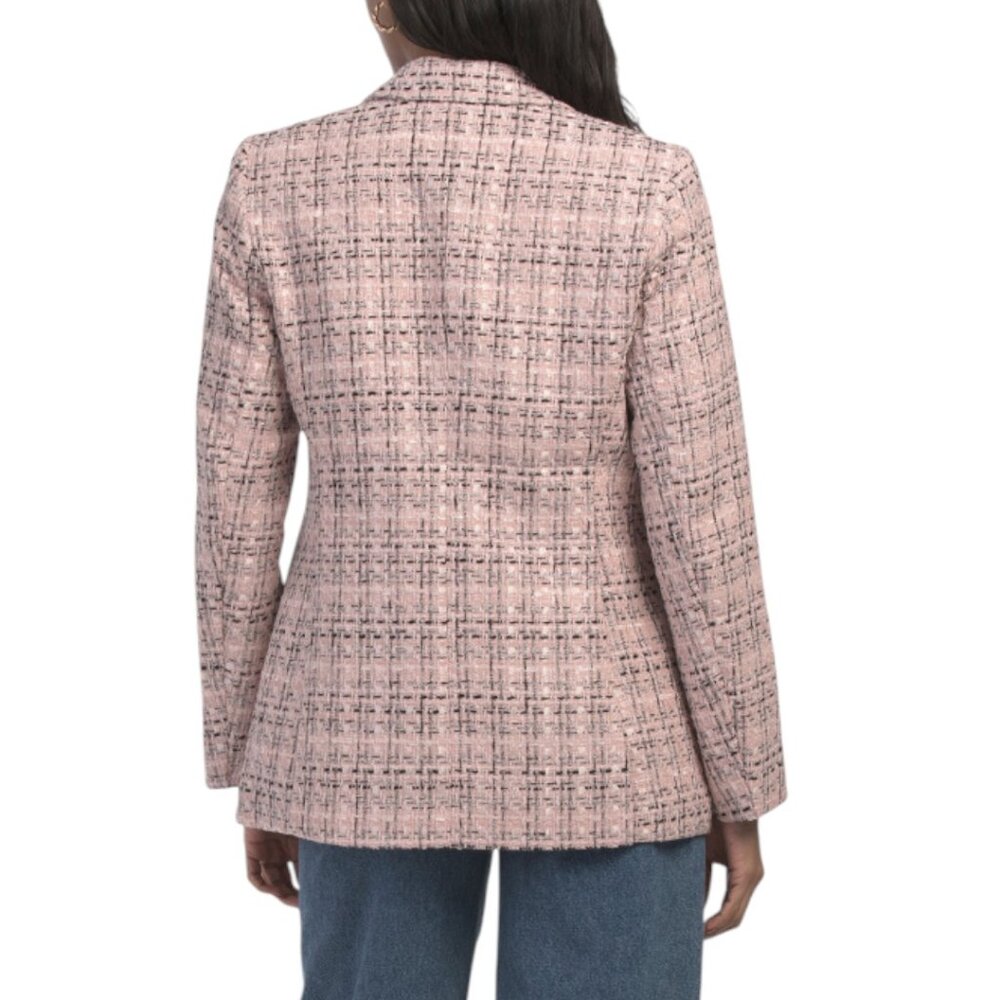 ANNE KLEIN Faux Double Breasted Fully Lined Jacket - Picture 2 of 4